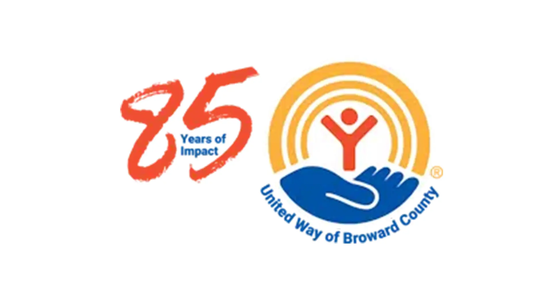 Here's an alt tag for the image: United Way Broward County: 85 Years of Impact